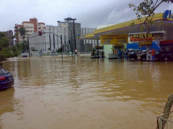 joinville inundada
